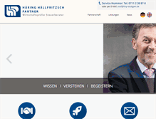 Tablet Screenshot of hhp-stuttgart.de